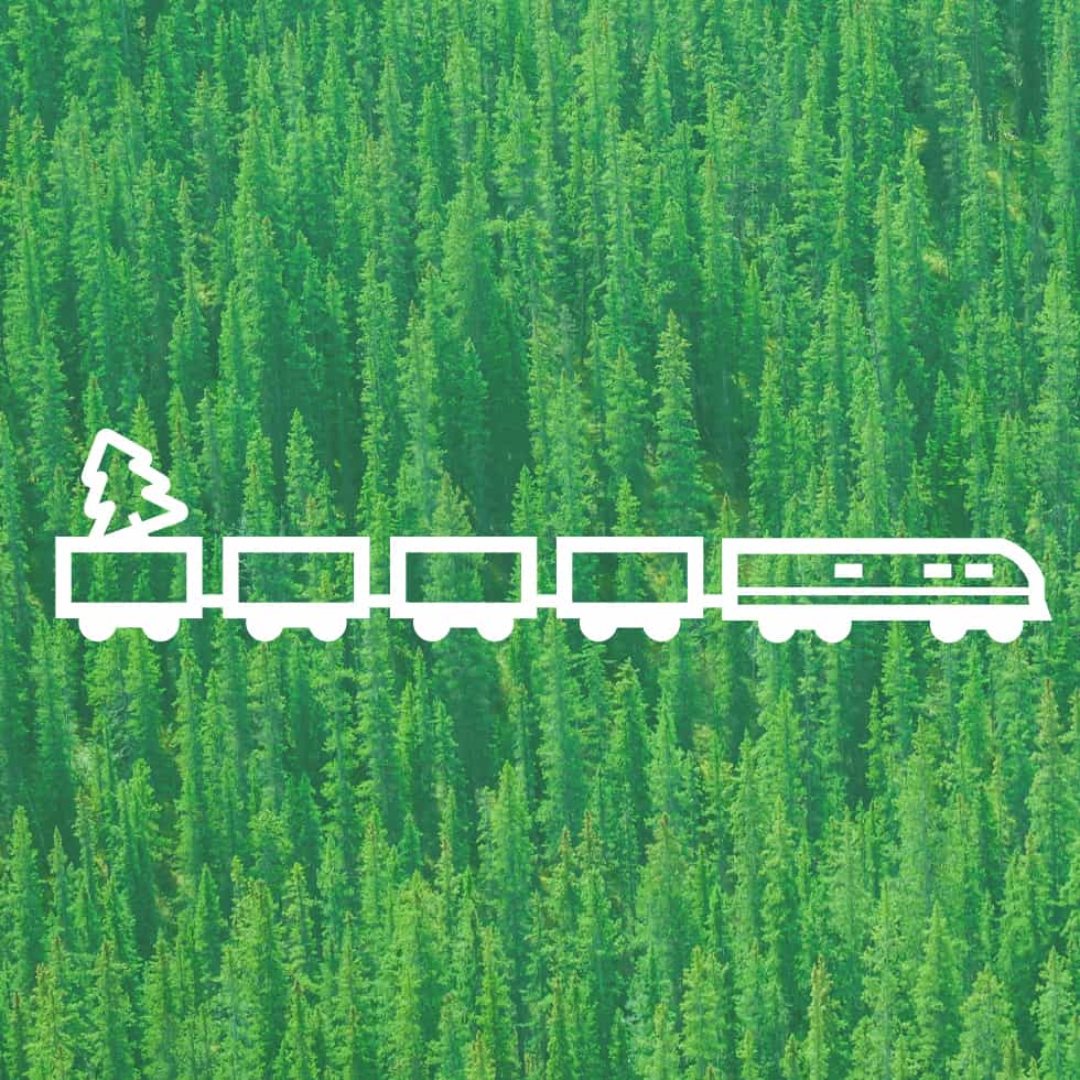 23% of all rail traffic in B.C. is forest products.